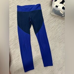 Under Armour Purple and Black Compression Leggings